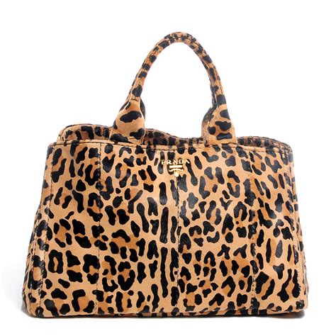 prada animal print tote horse hair|Prada Animal Print Logo Tote — The Posh Collective.